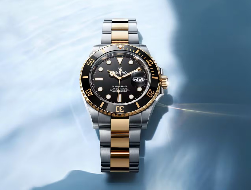 Two-tone gold and steel Rolex Submariner